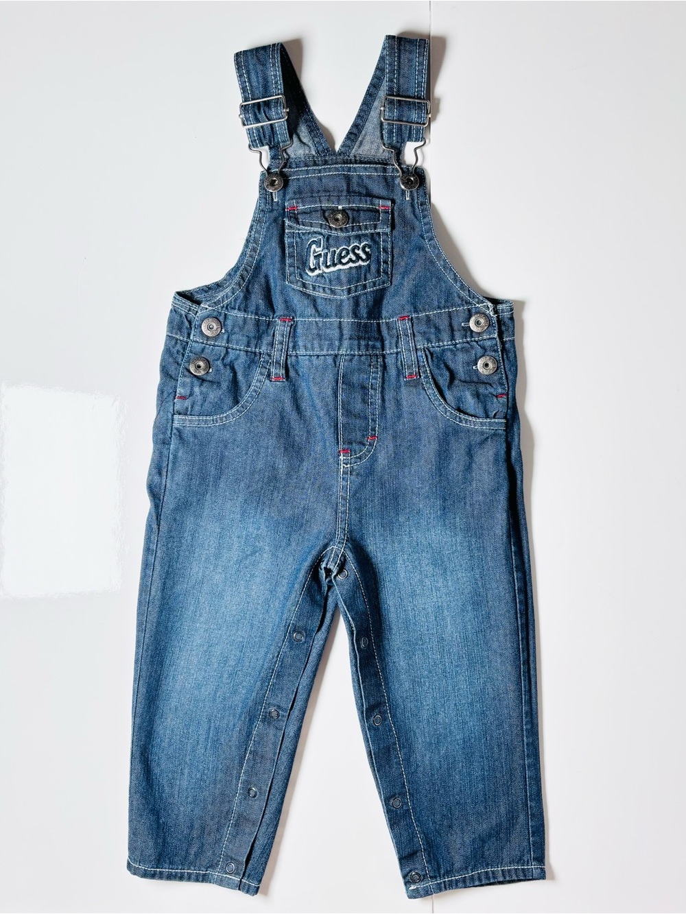 Guess Blue Denim Kids Overalls